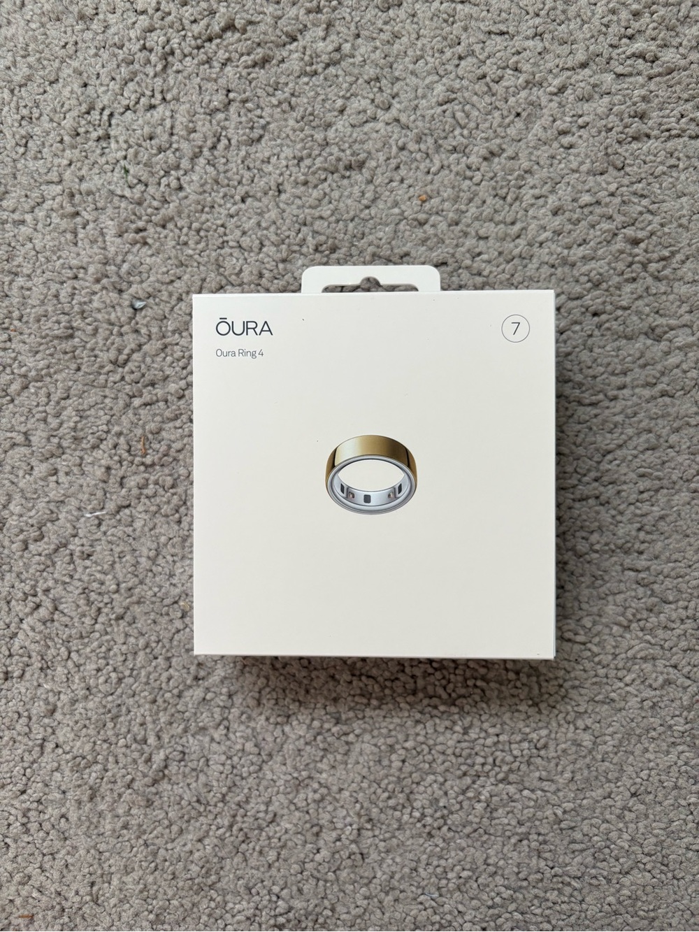 Oura Ring 4 Smart Ring — Gold Tone